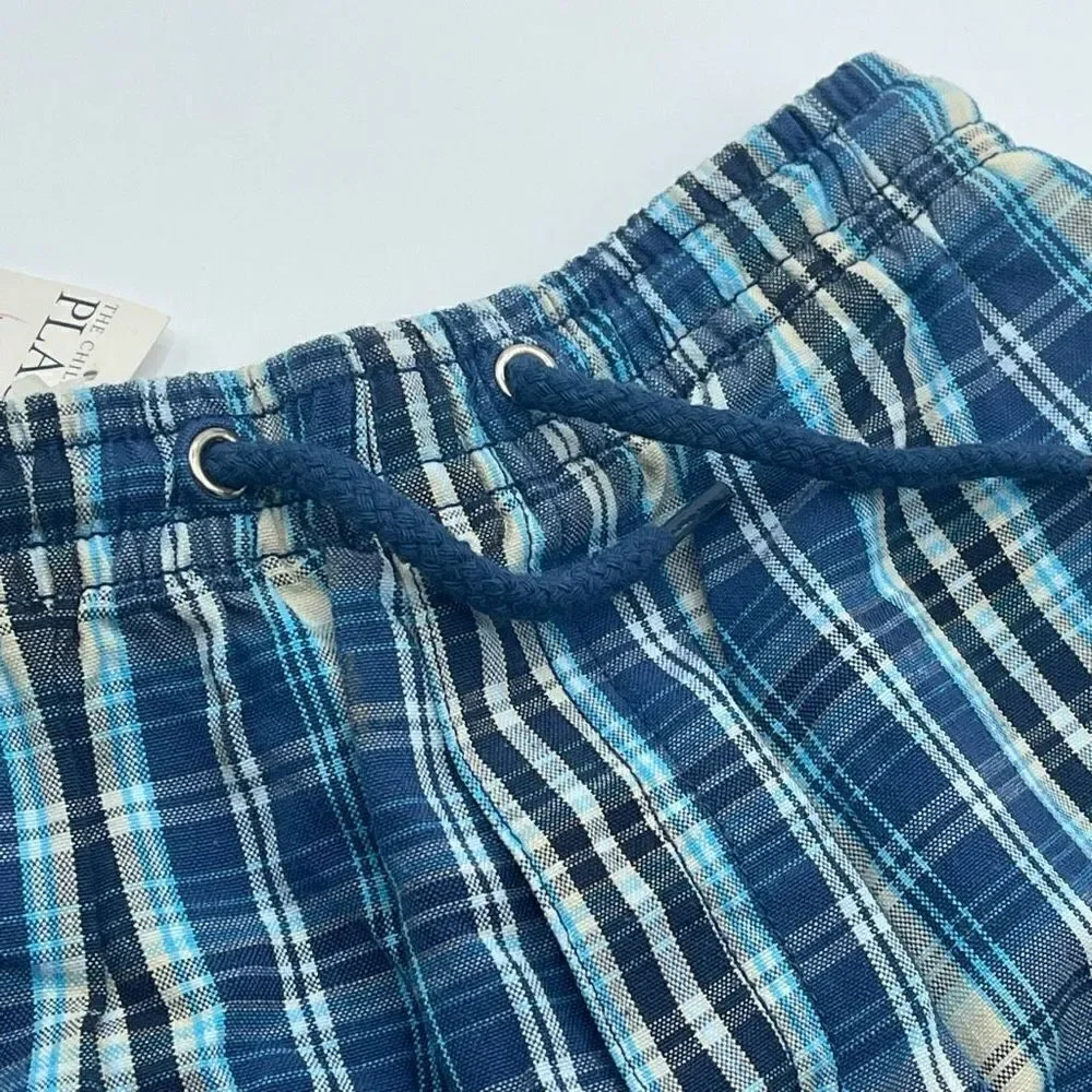 The Children’s Place TCP plaid shorts NWT 24 months NEW blue